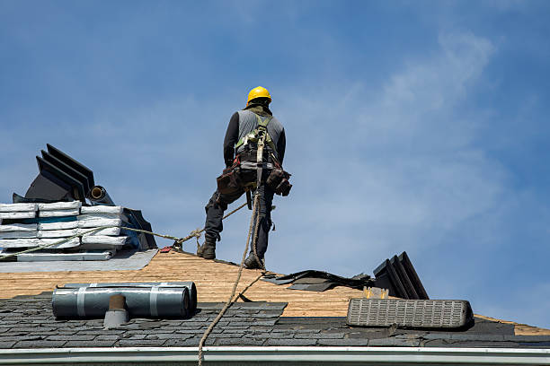 Professional Roofing technician working in Pattersonville, NY